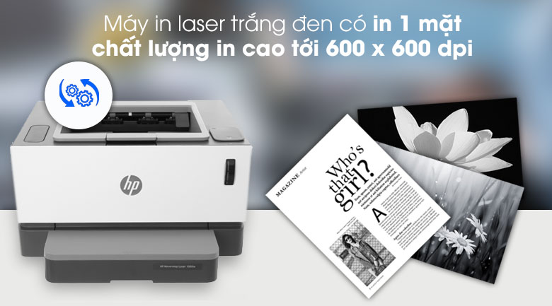 Máy in HP Neverstop Laser 1000w (4RY23A) - Chất lượng bản in