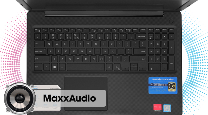 Dell Vostro 3580 công nghệ âm thanh Maxx Audio