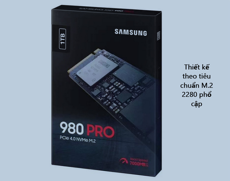 Ổ cứng SSD Samsung 980 PRO 1TB NVMe M.2 PCIe 4.0 (MZ-V8P1T0BW) | Theo tiêu chuẩn M2