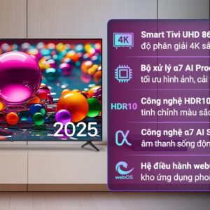 Smart Tivi LG UHD 4K 86 inch 2025 (86UA8450PSA)